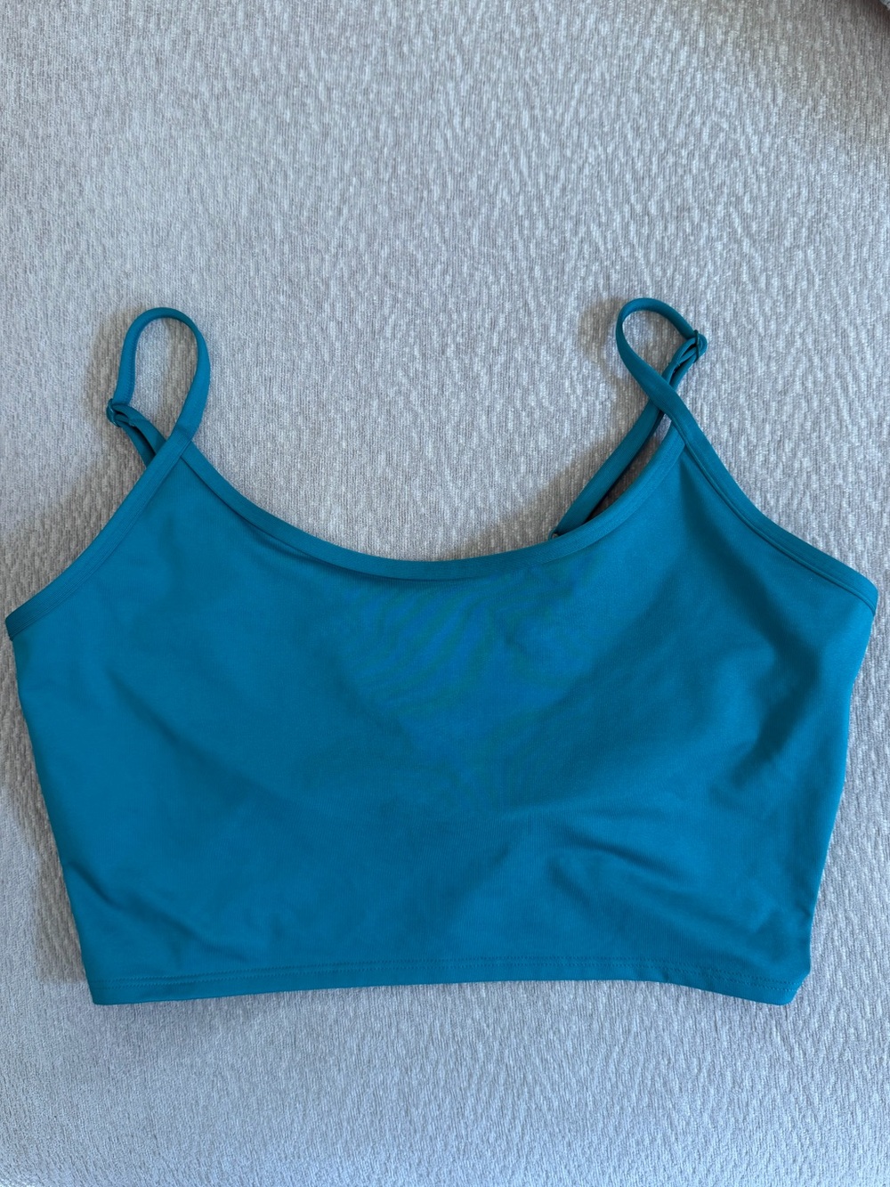 PINK Victoria's Secret Teal Stretch Bandeau Tank